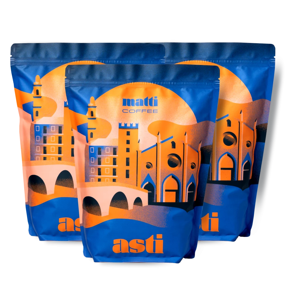 Zestaw kawa asti 3x1000g