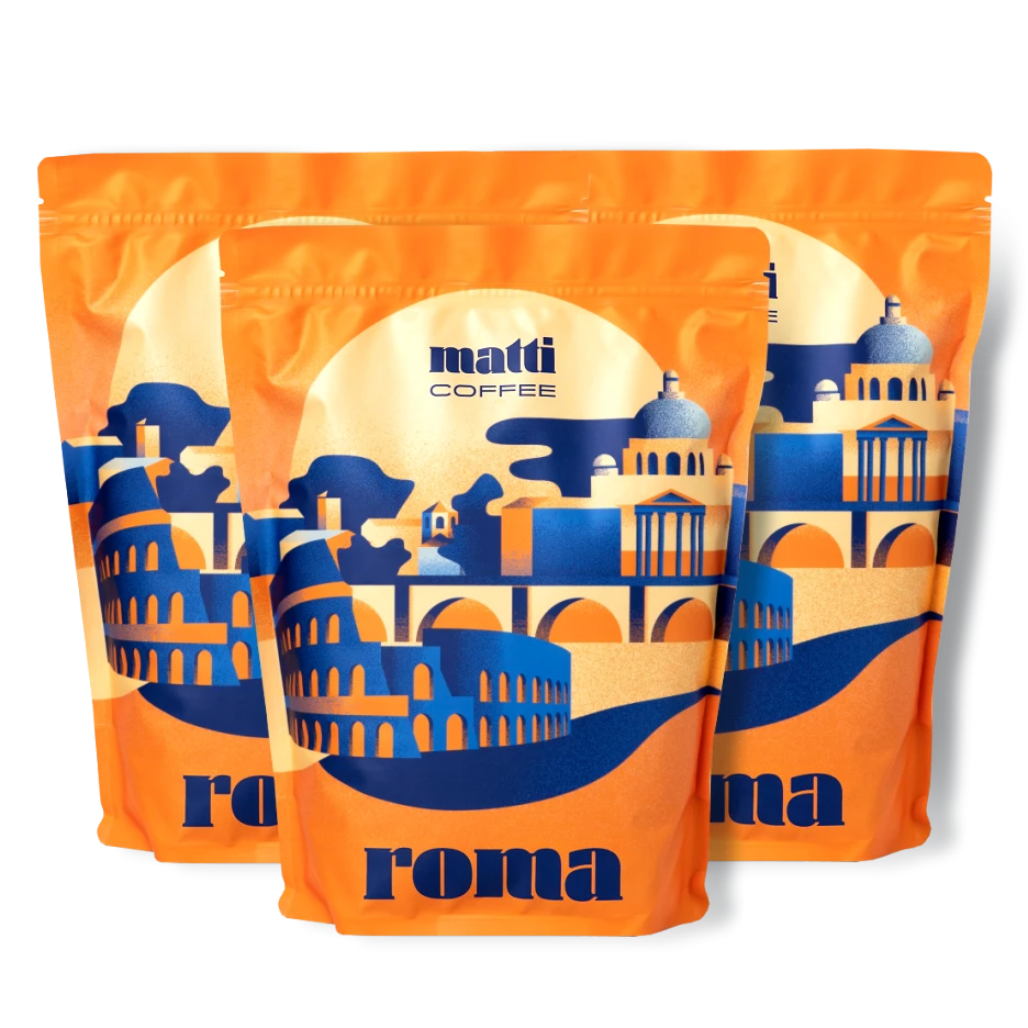 Zestaw kawa roma 3x1000g